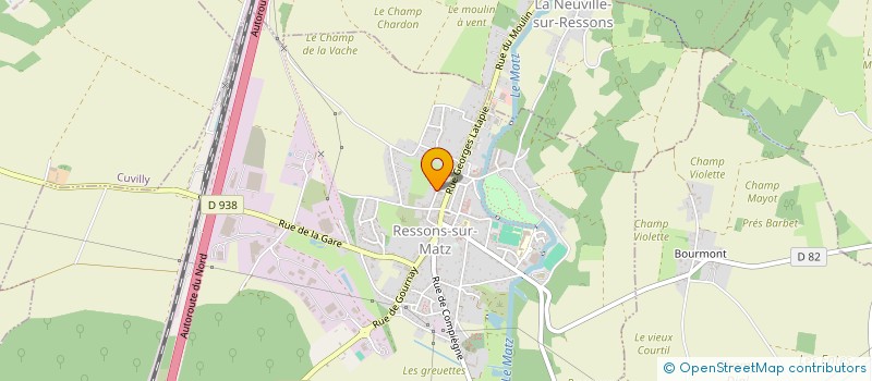 localisation de l'entreprise MONSIEUR PIERRE JEAN VESPERINI  RESSONS-SUR-MATZ