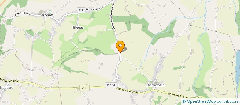 localisation de l'entreprise MONSIEUR PIERRE JEANDOT  DOMEZAIN-BERRAUTE