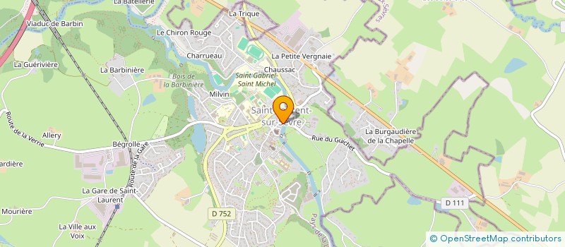 localisation de l'entreprise MONSIEUR PIERRE JEANNEAU à SAINT-LAURENT-SUR-SEVRE