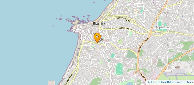 localisation de l'entreprise MONSIEUR PIERRE JEANNEAU à BIARRITZ