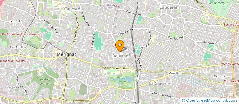 localisation de l'entreprise MONSIEUR PIERRE JEANNEAU  MERIGNAC