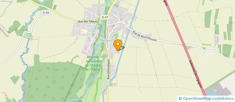 localisation de l'entreprise MONSIEUR PIERRE JEANNENEZ  REGUISHEIM