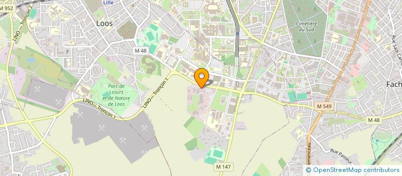 localisation de l'entreprise MONSIEUR PIERRE-JEROME PAQUET  LOOS