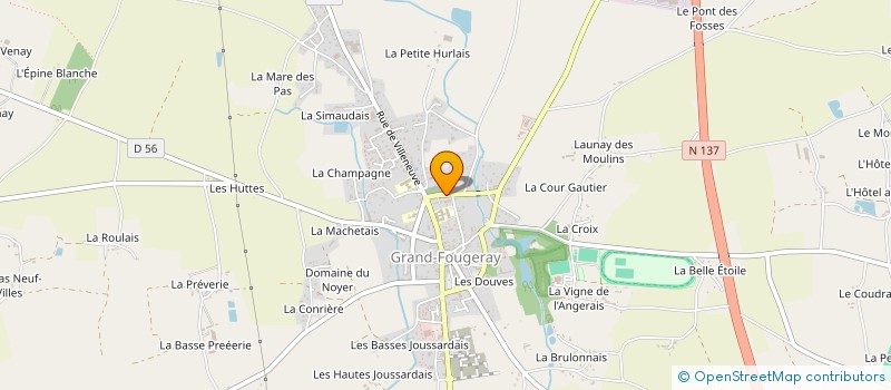 localisation de l'entreprise MONSIEUR PIERRE JEUDY  LE POULIGUEN