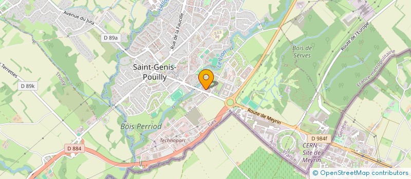 localisation de l'entreprise MONSIEUR PIERRE-JOANY LEPEULE à SAINT-GENIS-POUILLY