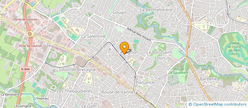 localisation de l'entreprise MONSIEUR PIERRE JOCHAUD  ORVAULT