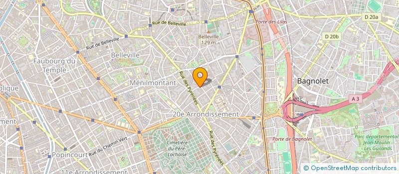 localisation de l'entreprise MONSIEUR PIERRE JOHAN LAFFITTE  PARIS