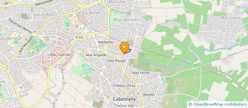 localisation de l'entreprise MONSIEUR PIERRE JOHE à CABESTANY