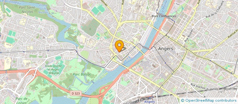 localisation de l'entreprise MONSIEUR PIERRE JOLIVEAU  ANGERS