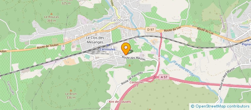 localisation de l'entreprise MONSIEUR PIERRE JOLY  CARNOULES