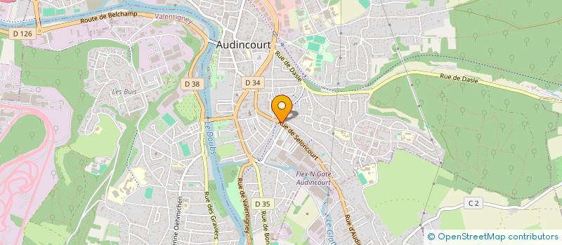 localisation de l'entreprise MONSIEUR PIERRE JOLY à AUDINCOURT