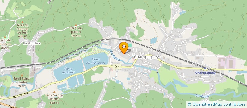 localisation de l'entreprise MONSIEUR PIERRE JOLY  CHAMPAGNEY