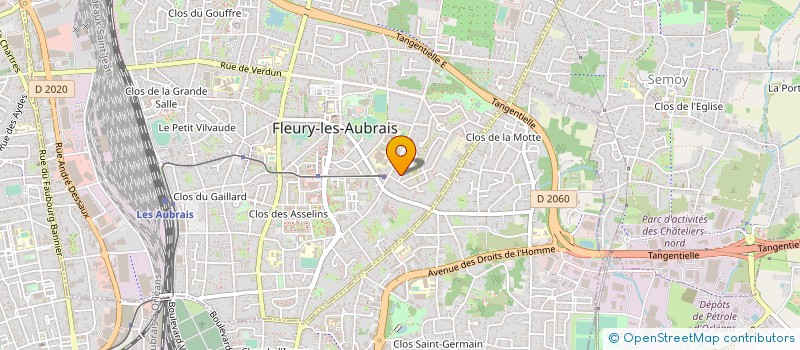 localisation de l'entreprise MONSIEUR PIERRE JOOS  FLEURY-LES-AUBRAIS