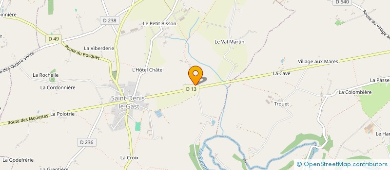 localisation de l'entreprise MONSIEUR PIERRE JORET à GRIMESNIL