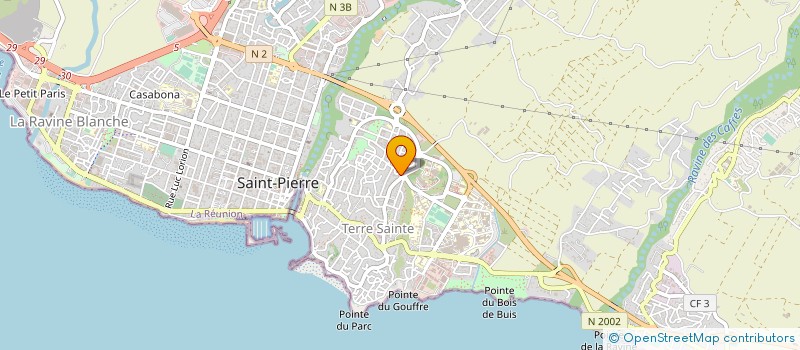 localisation de l'entreprise MONSIEUR PIERRE JORON à SAINT-PIERRE