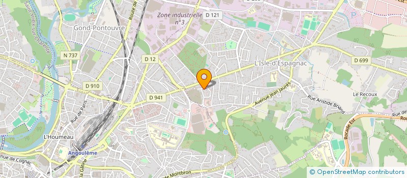 localisation de l'entreprise MONSIEUR PIERRE JOSEPH  L'ISLE-D'ESPAGNAC