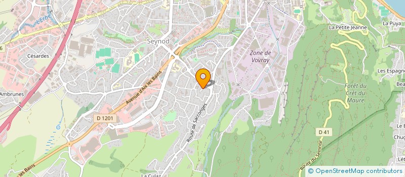 localisation de l'entreprise MONSIEUR PIERRE-JOSEPH GIVRE à ANNECY