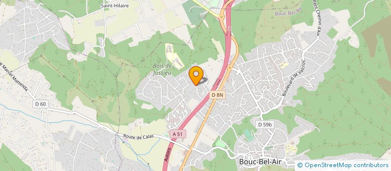 localisation de l'entreprise MONSIEUR PIERRE JOSSERAND à BOUC-BEL-AIR