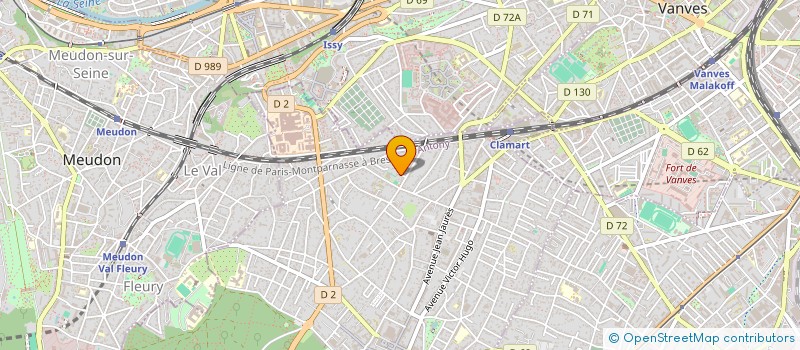 localisation de l'entreprise MONSIEUR PIERRE JOSSERAND à CLAMART