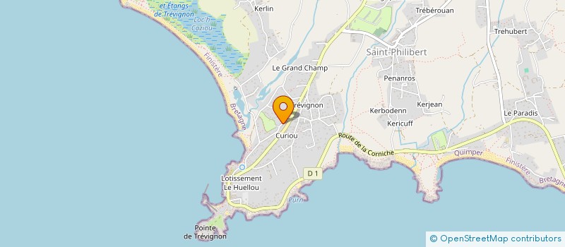 localisation de l'entreprise MONSIEUR PIERRE JOUAN  TREGUNC