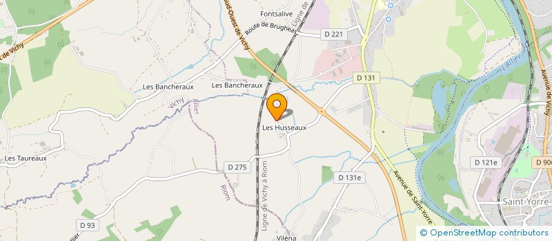 localisation de l'entreprise MONSIEUR PIERRE JOUANDON à HAUTERIVE