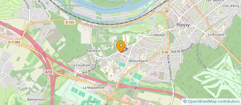 localisation de l'entreprise MONSIEUR PIERRE JOUANNEAU  POISSY