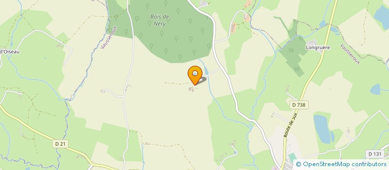 localisation de l'entreprise MONSIEUR PIERRE JOUBERT  VAUSSEROUX