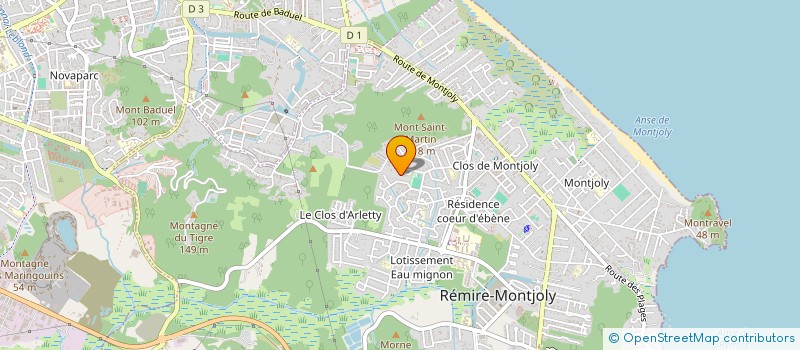 localisation de l'entreprise MONSIEUR PIERRE JOUBERT à REMIRE-MONTJOLY