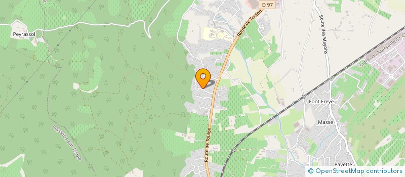 localisation de l'entreprise MONSIEUR PIERRE JOUGLA  LE LUC