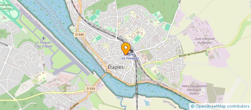 localisation de l'entreprise MONSIEUR PIERRE JOULIA à ETAPLES
