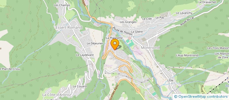 localisation de l'entreprise MONSIEUR PIERRE JOURDAIN  MORZINE