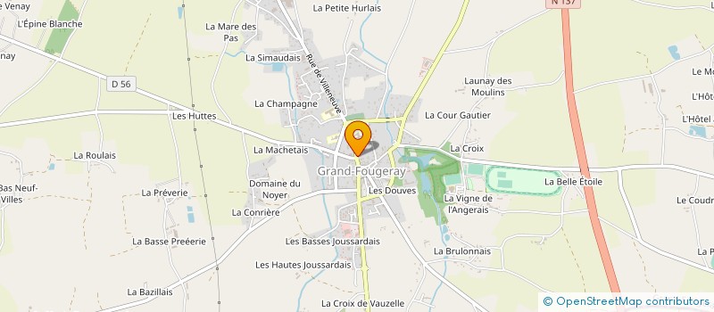 localisation de l'entreprise MONSIEUR PIERRE JOURDAN  GRAND-FOUGERAY