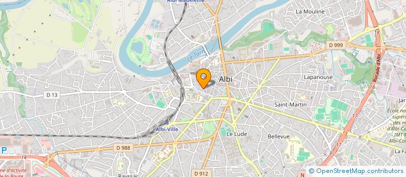 localisation de l'entreprise MONSIEUR PIERRE JOURDAN à ALBI