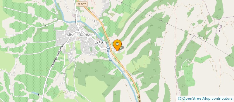 localisation de l'entreprise MONSIEUR PIERRE JOURNET  ALBA-LA-ROMAINE