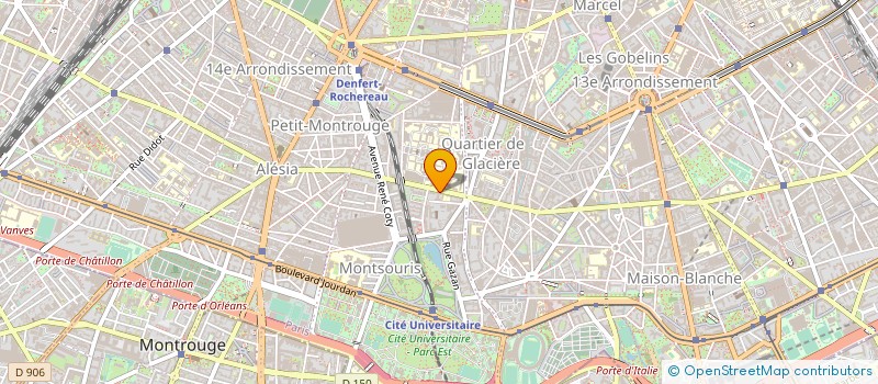 localisation de l'entreprise MONSIEUR PIERRE JOUVELOT  PARIS