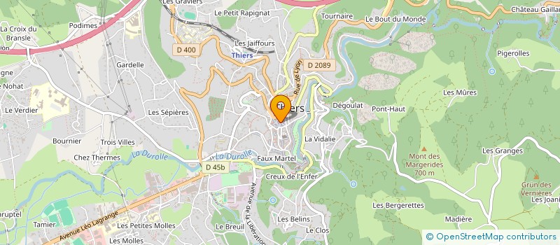 localisation de l'entreprise MONSIEUR PIERRE JOYEUX à ESCOUTOUX