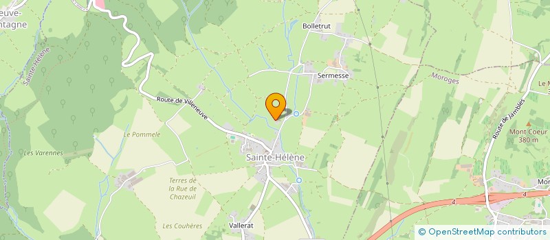 localisation de l'entreprise MONSIEUR PIERRE JUILLET à SAINTE-HELENE