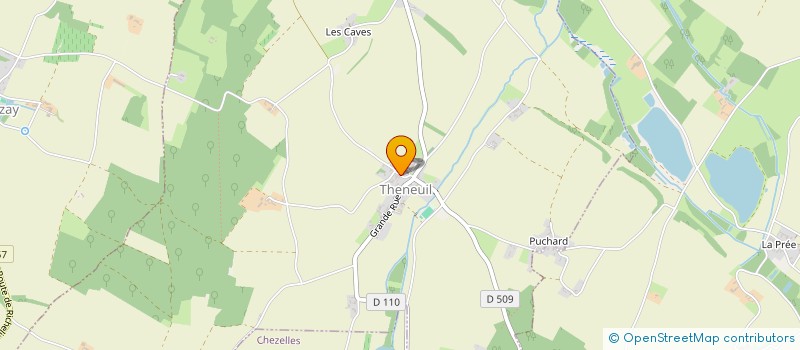 localisation de l'entreprise MONSIEUR PIERRE JUILLOT  THENEUIL
