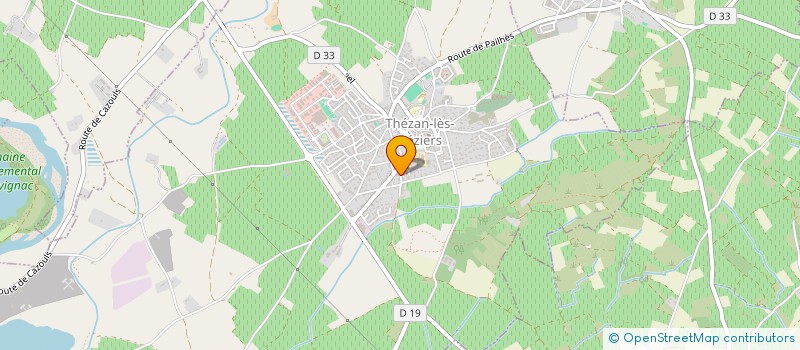 localisation de l'entreprise MONSIEUR PIERRE JULIEN BARON  THEZAN-LES-BEZIERS