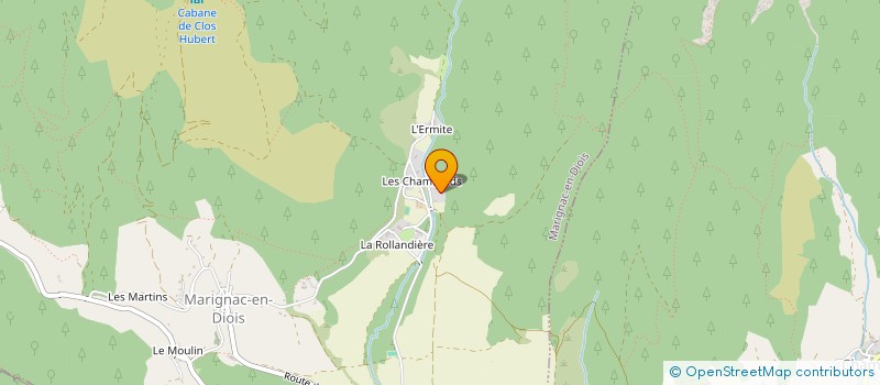 localisation de l'entreprise MONSIEUR PIERRE JULIEN COURNIL  MARIGNAC-EN-DIOIS