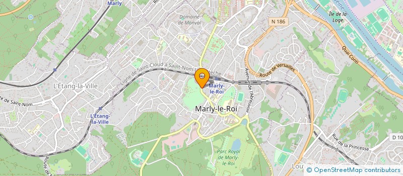 localisation de l'entreprise MONSIEUR PIERRE JULIEN PARINAUD à MARLY-LE-ROI