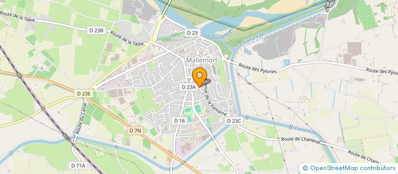 localisation de l'entreprise MONSIEUR PIERRE JULLIAN  MALLEMORT