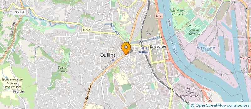 localisation de l'entreprise MONSIEUR PIERRE JULLIEN  OULLINS-PIERRE-BENITE