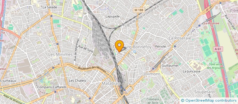 localisation de l'entreprise MONSIEUR PIERRE JULO  TOULOUSE