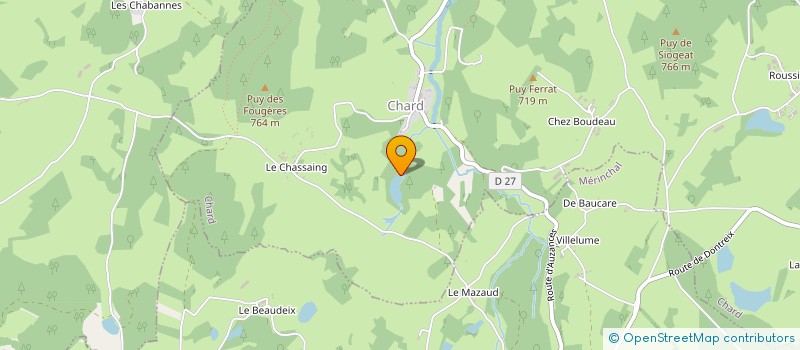 localisation de l'entreprise MONSIEUR PIERRE JUNOD à CHARD