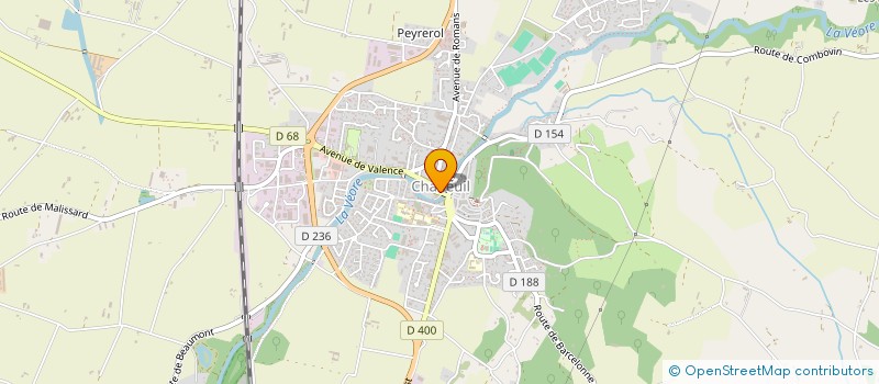 localisation de l'entreprise MONSIEUR PIERRE JURAIN à CHABEUIL