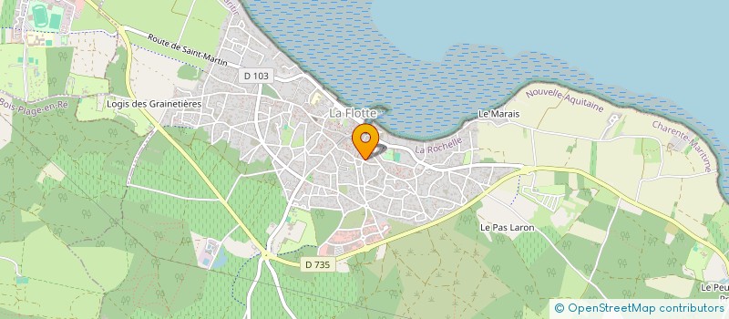 localisation de l'entreprise MONSIEUR PIERRE KAFI  LA FLOTTE