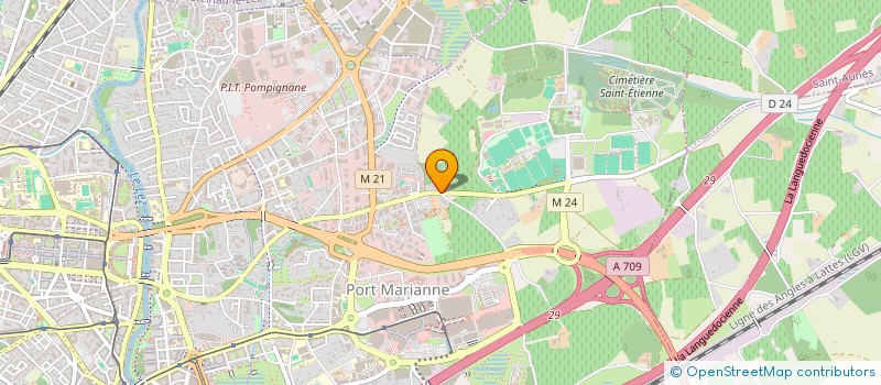 localisation de l'entreprise MONSIEUR PIERRE KANGA à MONTPELLIER