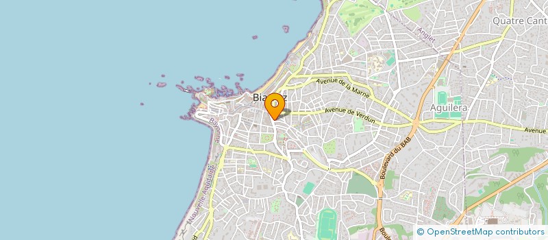 localisation de l'entreprise MONSIEUR PIERRE KARABATSOS  BIARRITZ