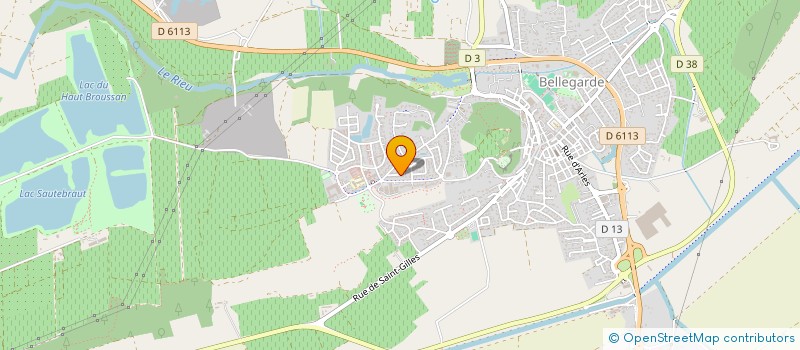 localisation de l'entreprise MONSIEUR PIERRE KAROUBI  BELLEGARDE